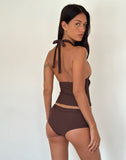 Image of Avi Swim Shorts in Brown with Belt