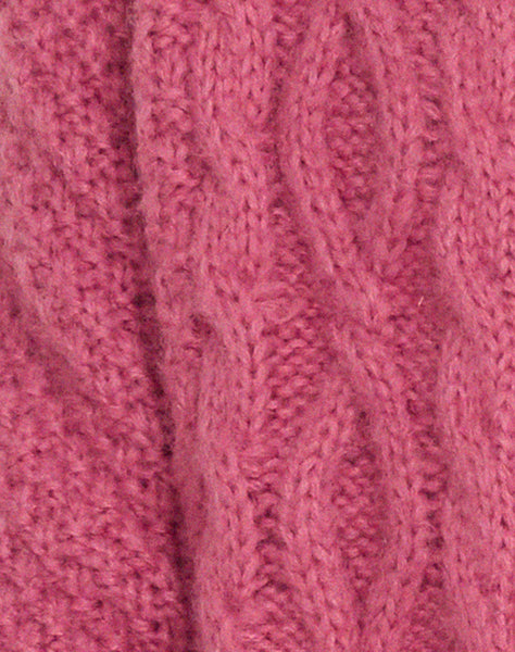 Triny Cardi in Cable Knit Pink