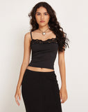 Image of Tucci Crop Top in Black