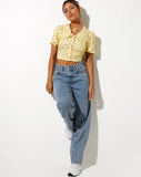 Image of Tucci Top in Wild Flower Lemon Drop