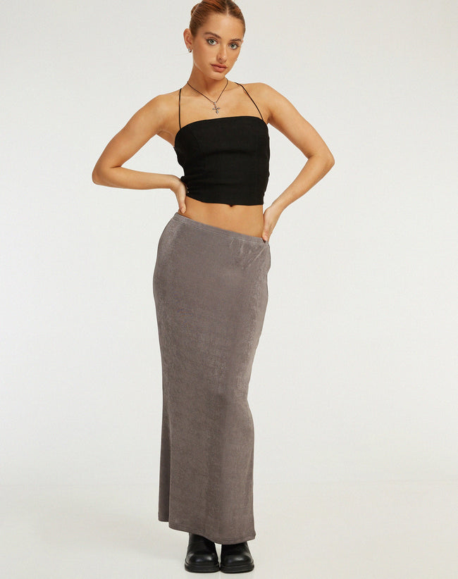 image of Tulus Maxi Skirt in Charcoal