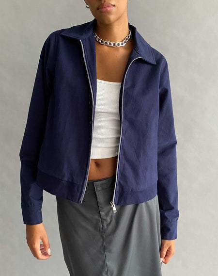 Cavita Jacket in Indigo Denim