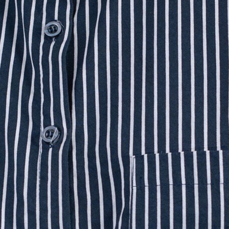 Turner Shirt in Mono Stripe Navy