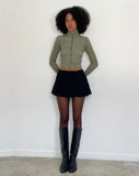 Image of Tuzifa Cropped Jumper in Olive