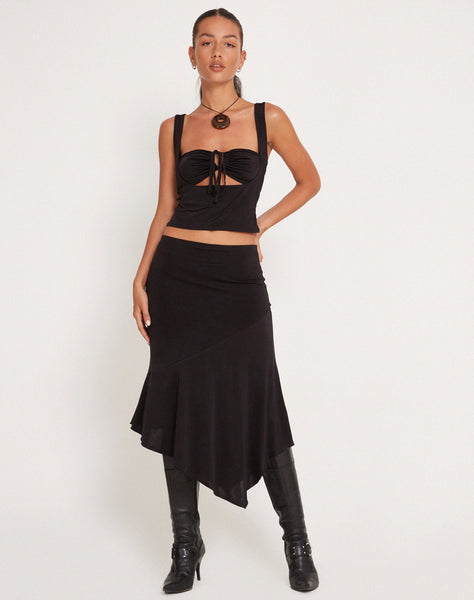 Image of Ulani Crop top in Black