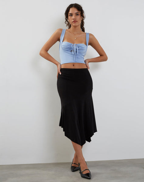 Image of Ulani Crop Top in Cornflower Blue