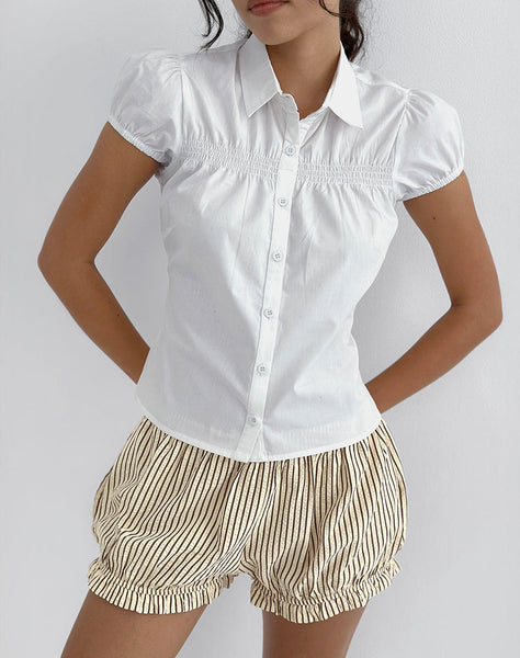 Image of Ulsan Fitted Shirt in White