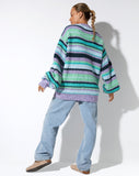 IMAGE OF Uriela Cardi in Stripe Purple