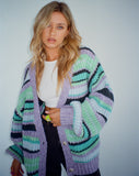 IMAGE OF Uriela Cardi in Stripe Purple