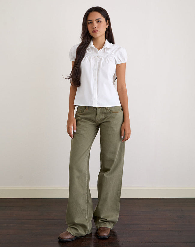 Image of Ulsan Fitted Shirt in White