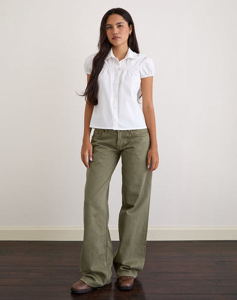 Image of Ulsan Fitted Shirt in White