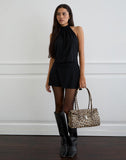 Image of Shoulder Bag in Leopard Print