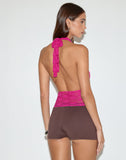 Image of Varys Top in Orchid Lace Hot Pink