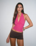 Image of Varys Top in Orchid Lace Hot Pink