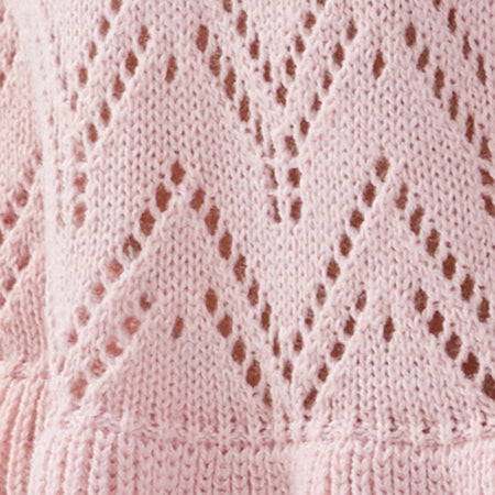 Vella Cardigan in Knitted Pink