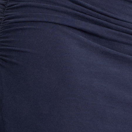 Venya Maxi Skirt in Cupro Navy
