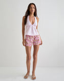 Image of Verie Boxer Shorts in Blossom Floral Pink