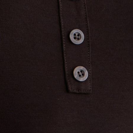 Vibian Short Sleeve Top in Chocolate Brown