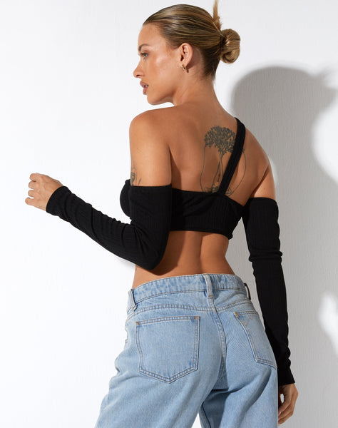 image of Vijas Bralette Top in Black