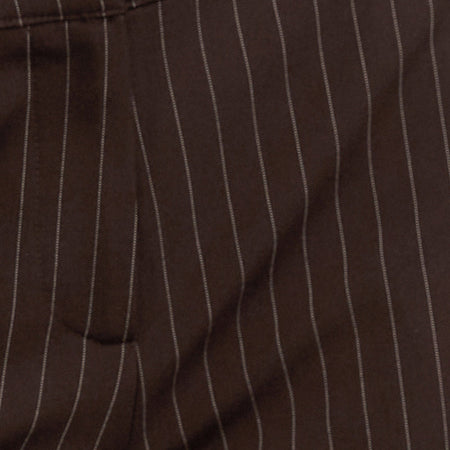 Wiluta Shorts in Tailoring Dark Brown Pinstripe