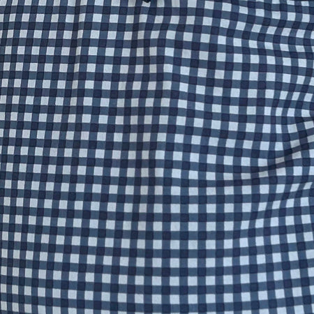 Vishata Top in Mini Gingham Dark Blue