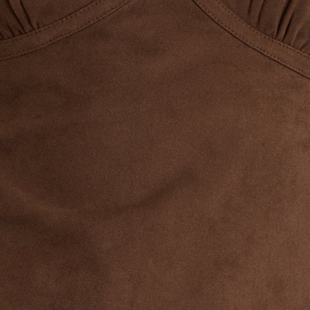 Vishata Top in Suede Brown
