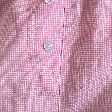 Voir Short in Poplin Gingham Pink