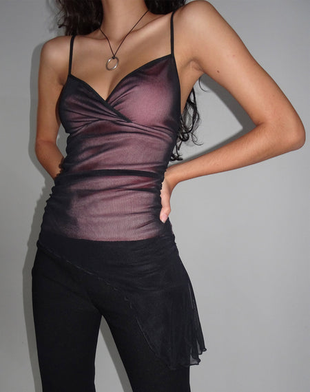 Kiona Corset Top in Pink Tailoring