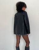 Image of Walta Jacket in PU Black