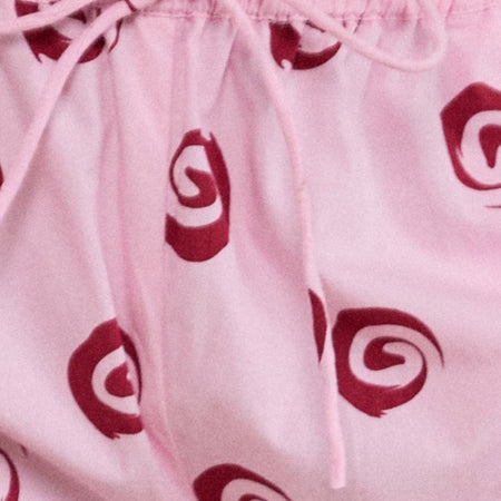 Wasic Wide Leg Trouser in Swirl Pink