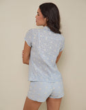 Image of Winaya Blouse in Broderie Ice Blue