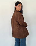 Image of Wita Jacket in Suede Brown