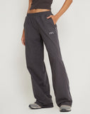 image of Benton Wide Leg Jogger in Beluga Grey