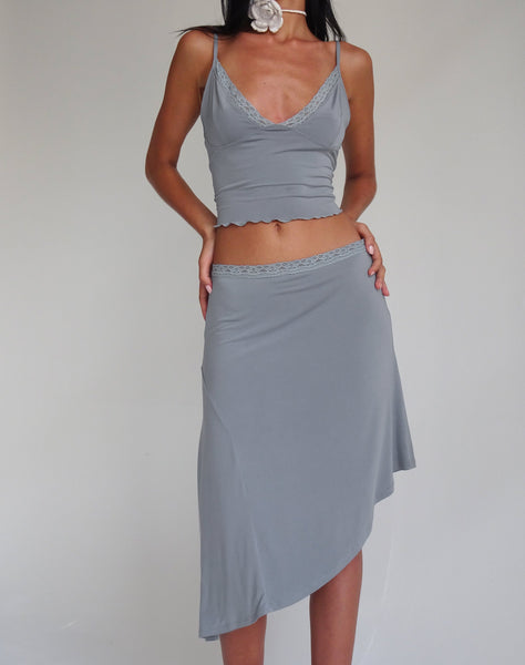 Image of Yenika Cami Top in Slinky Grey