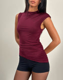 Image of Yeseo Tank Top in Slinky Wine