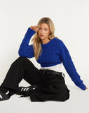 image of Yolanda Knit Jumper in Cobalt