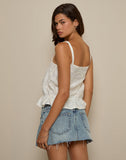Image of Zaraku Top in Fresia Broderie Ivory