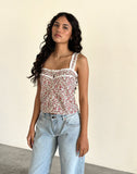 Image of Zarinata Cami Top in Pretty Ditsy