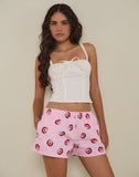 Image of Zhuri Short in Poplin Swirl Pink