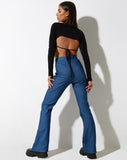 image of Zocha Flare Trouser in Tailoring Denim