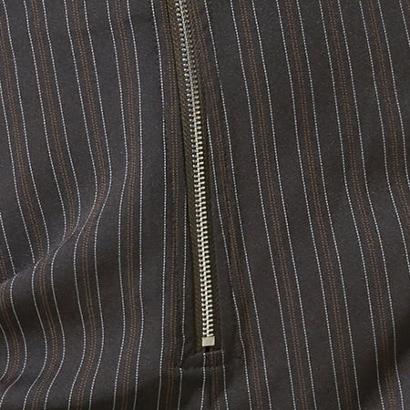 Zorah Flared Trouser in Grey Stripe