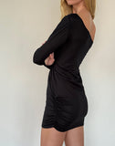 Image of Zylene Mini Dress in Black