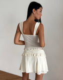 Image of Bartila Top in Ivory Polka Flock