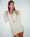 image of Hojay Mini Dress in Coconut Milk