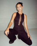 IMAGE OF Ginevra Jumpsuit in Lycra Black