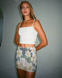 image of Kinan Mini Skirt in Digi Flower