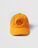 image of MOTEL X BARBARA Five Panel Hat in Apricot Hibiscus