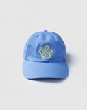 image of MOTEL X BARBARA Five Panel Hat in Bonnie Blue Hibiscus