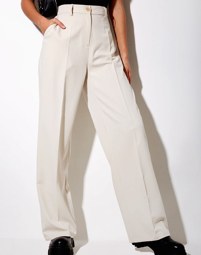 Image of Abba Trouser in Cream