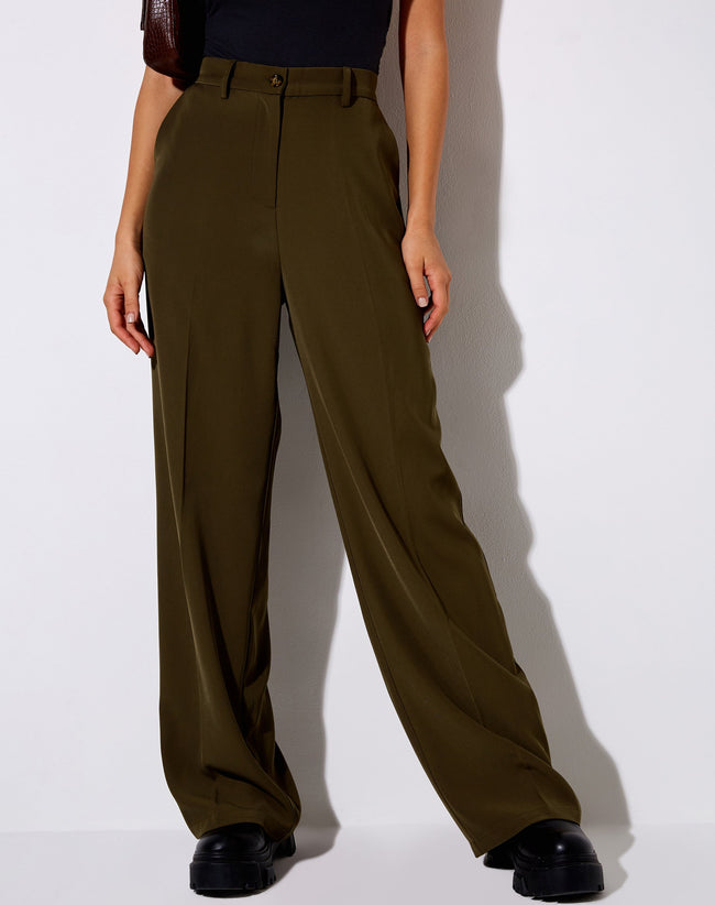 Abba Trouser in Khaki